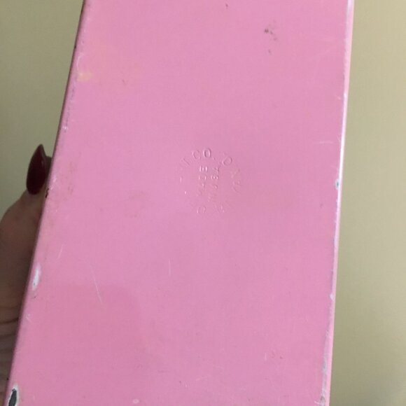 Vintage 50s Tin Metal RECIPE BOX made in Bryan, Ohio by Art Company - Picture 3 of 9